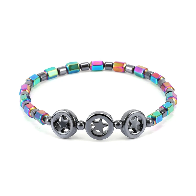 Weight Loss Magnet Anklet Colorful Stone Magnetic Therapy Bracelet Anklet Weight Loss Product Slimming Health Care Jewelry