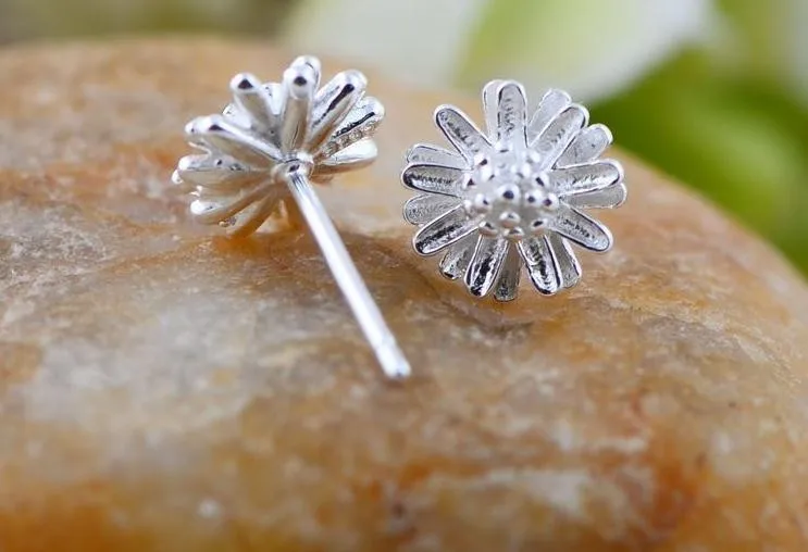 daisy fresh flower earrings (30)