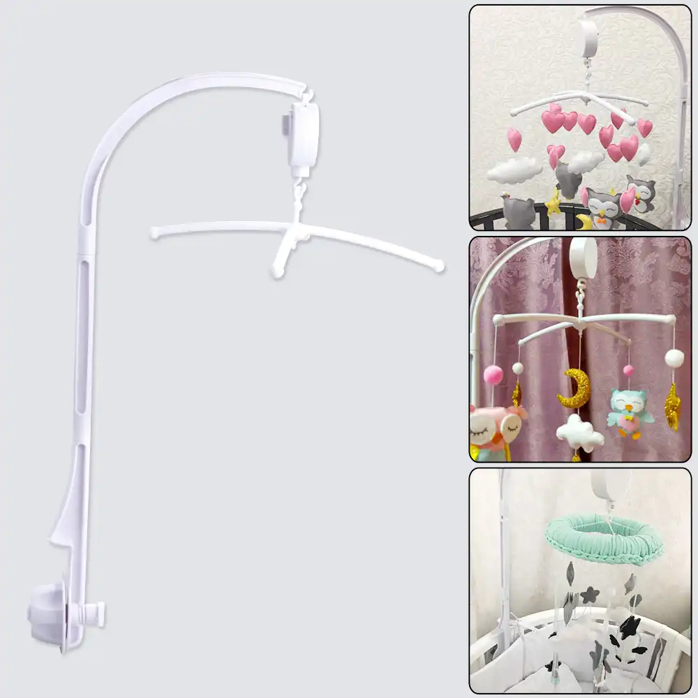 66cm Baby Bed Hanging Rattles Toys Hanger Diy Hanging Baby Crib Mobile Bed Bell Toy Holder 360 Degree Rotate Arm Bracket Set Baby Rattles Mobiles Aliexpress