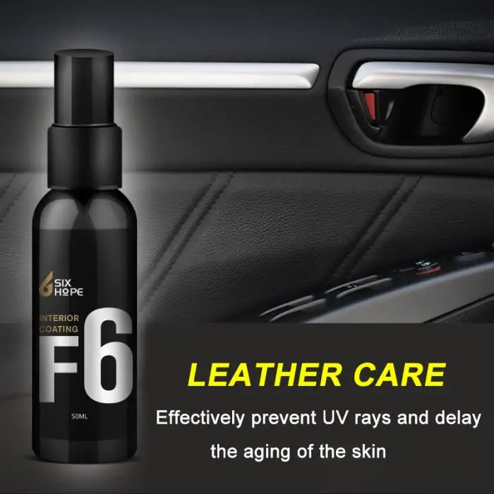 New Auto Interior Renovation Leather Coating Car Leather Cleaning Spray Agent UV Protection Nourishing Leather Spray