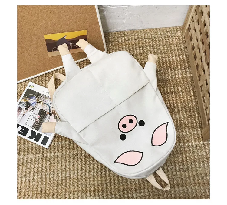 Mulheres Mochila de Lona do Gato Bonito
