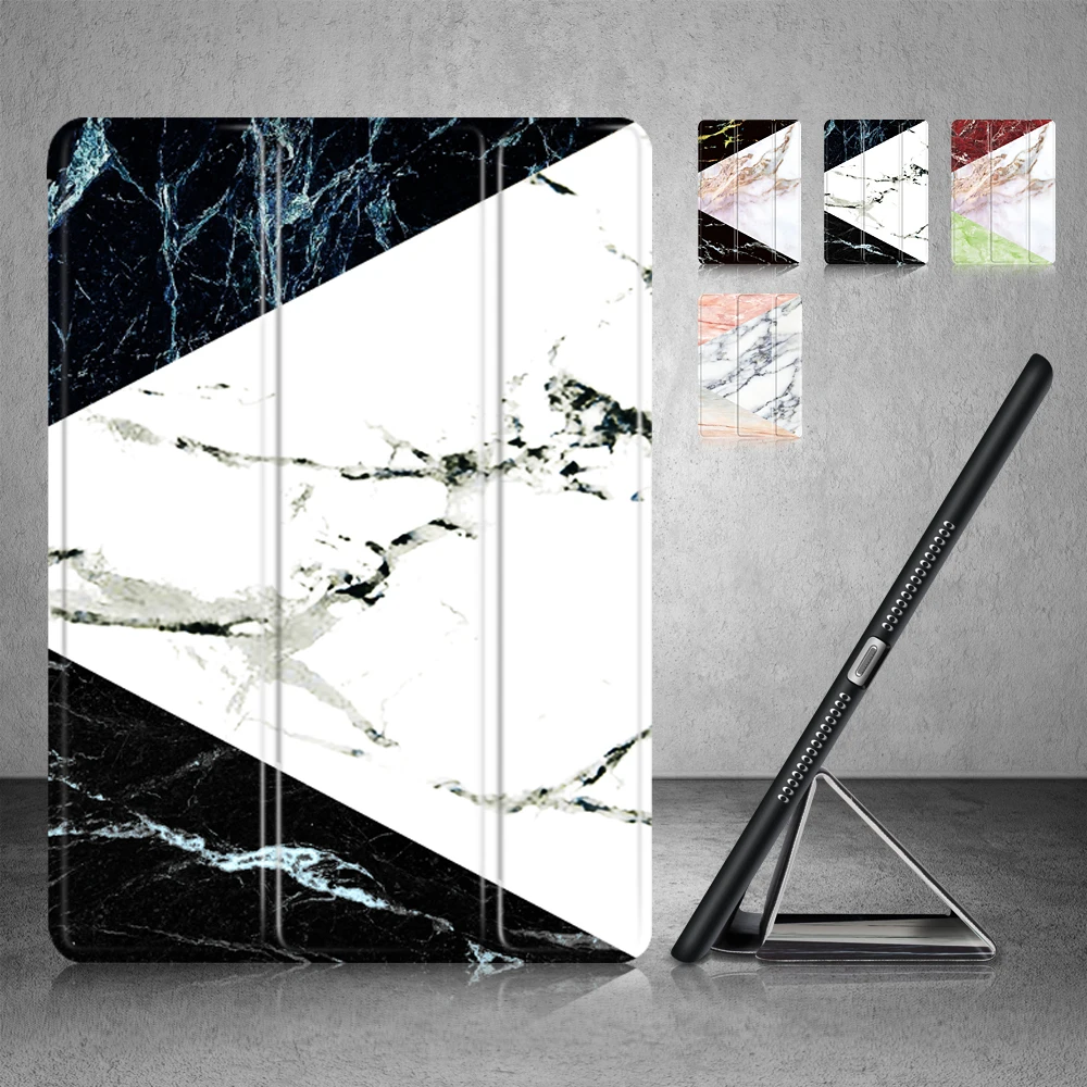 

Auto Sleep Wake Up Case For IpadAir 2019 9.7 Pro 10.5 2017 2018 Air 1 2 Mini 1 2 3 4 5 6 Cases Marble Flip Bumper Cover Fundas