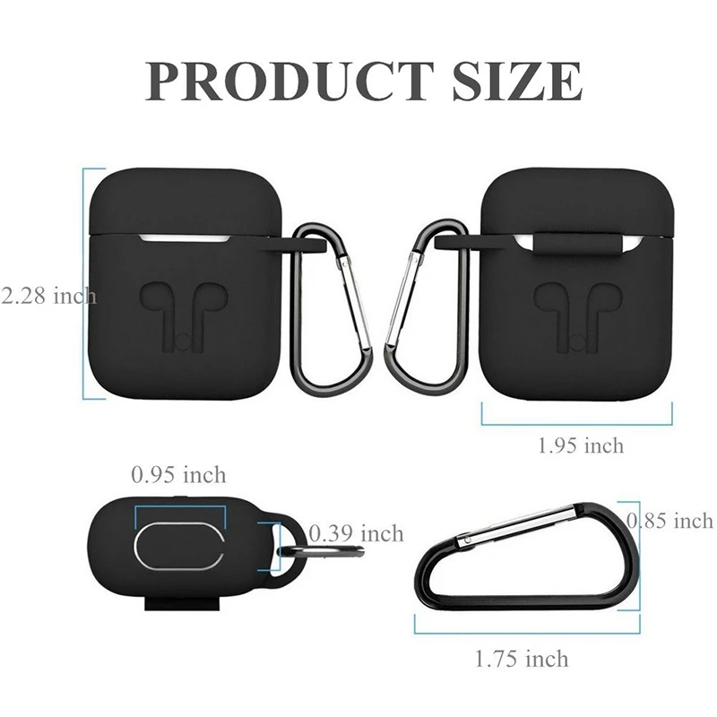 Suntaiho для airpods чехол силиконовый cover Мягкий ТПУ Чехол протектор Air pods наушники