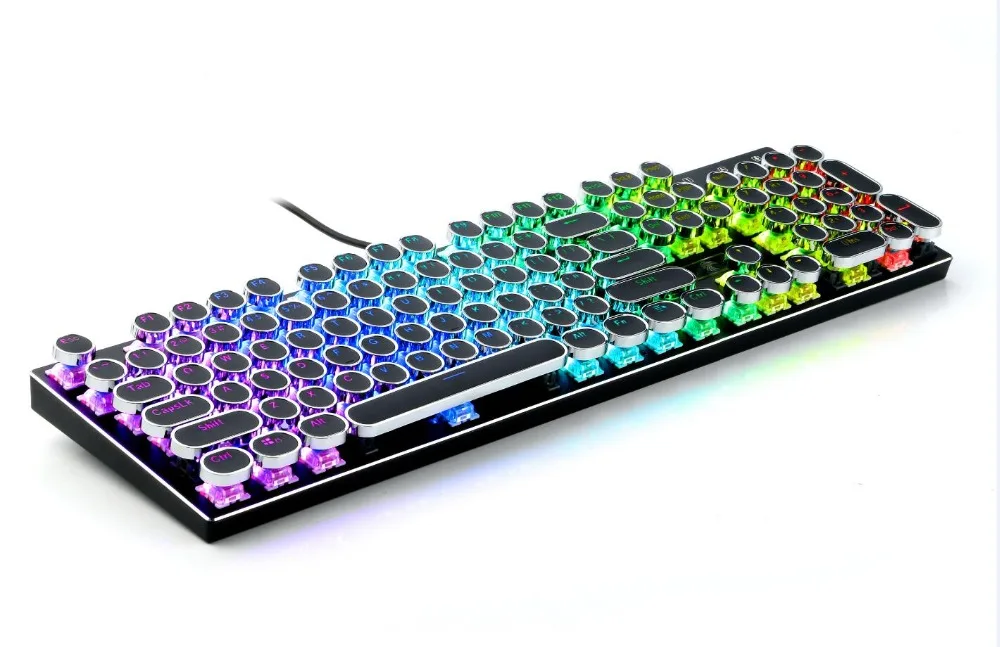 keycaps para teclado mecânico retroiluminado redondo double-shot abs chave boné 104 teclas