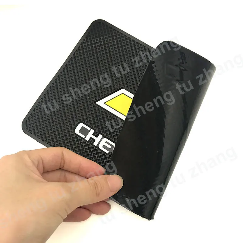 

slip-resistant pad emblem slip-resistant pad Car Logo Anti-Slip Mat pad Mat for Chevrolet Chevy Cruze Malibu Captiva