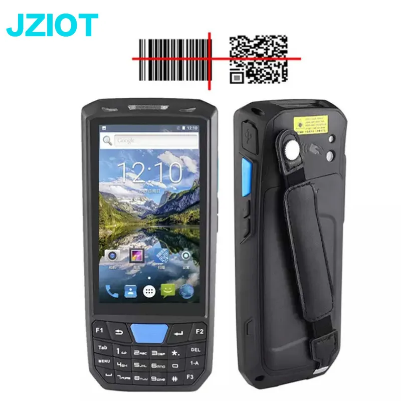 4G 3G WiFi Bluetooth Портативный КПК 1d считыватель штрих кода 2D сканер КПК|Сканеры| |