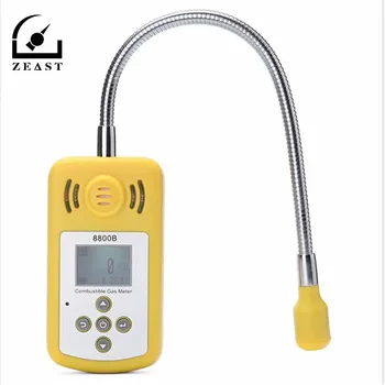 

KXL-8800B Digital Gas Analyzer Combustible Gas Detector Gas Leak Location Determine Tester with LCD Screen Sound light Alarm