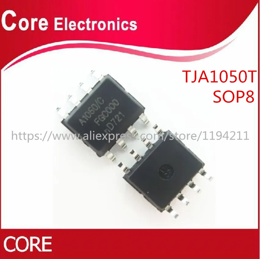 100 шт./лот TJA1050T TJA1050 CAN bus driver p SOP-8 NEW | Электронные компоненты и принадлежности