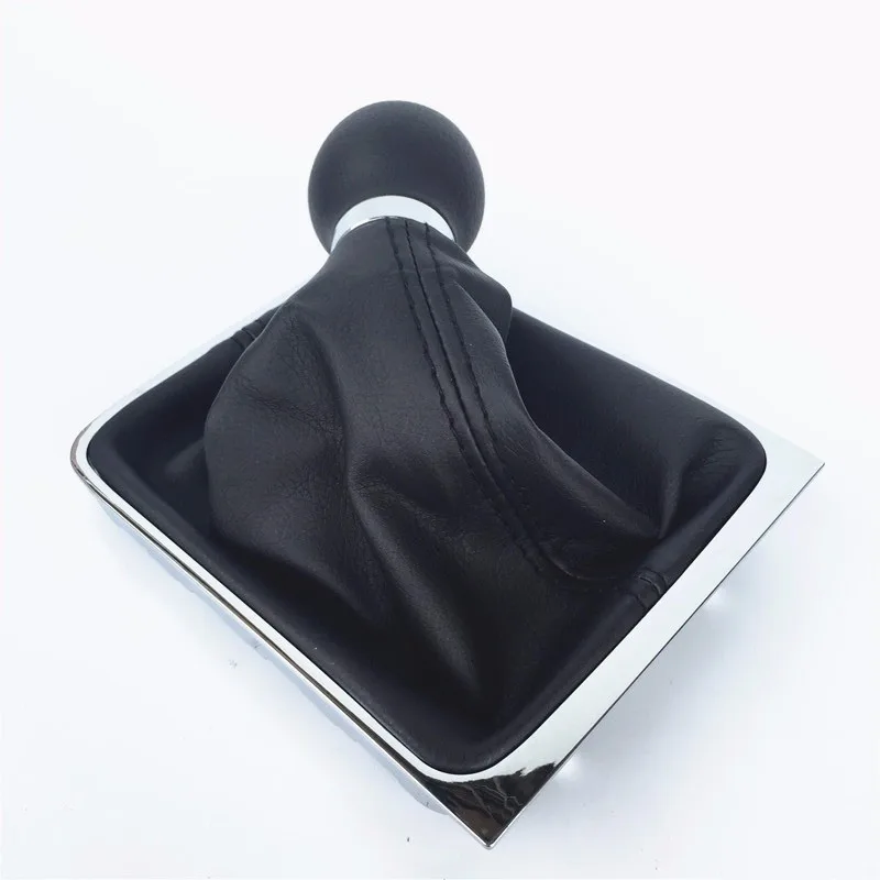 

5/6 Speed Car Styling Manual Gear Shift Knob Gaiter Boot Cover Frame Case Lever Stick Pen For Volkswagen VW Passat B6 2005-2012
