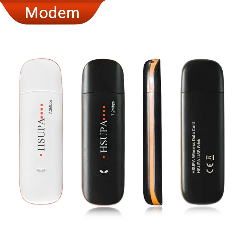 Tanie TIANJIE 3G Modem 7.2 mb s zewnętrzna mobilna łączność szerokopasmowa odblokowana uniwersalna bezprzewodowa HSUPA HSDPA GSM USB obsługa klucza sprzętowego gniazdo sim
