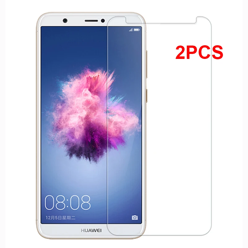 

2PCS Huawei P Smart Tempered Glass Huawei P Smart Screen Protector Film Not Full Cover Tempered Glass For Huawei P Smart FIG-LX1