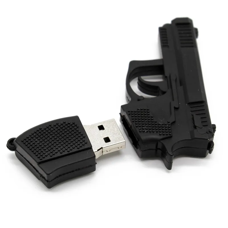 Usb флэш-накопитель 32 ГБ 64 ГБ Usb флэш-накопитель пистолет AK47 Флешка Забавный мультфильм Usb ключ 4 ГБ 8 ГБ 16 ГБ 128 ГБ флэш-диск мальчик лучший подарок