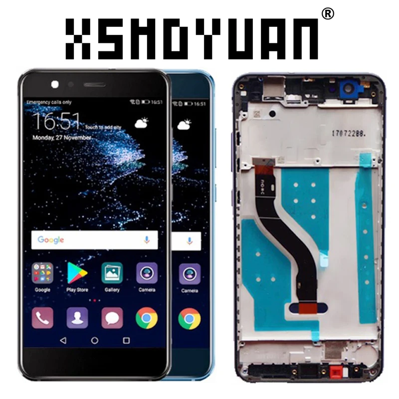 

5.2'' Display For HUAWEI P10 Lite VWAS-LX1 WAS-LX1A WAS-LX2 WAS-LX3 LCD Touch Screen Digitizer Assembly Replacement With Frame