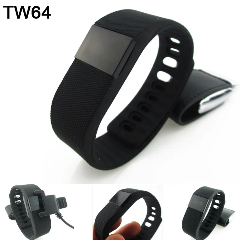 TW64 Bluetooth 4.0 Pulsera Inteligente Шагомер Браслет Сна Фитнес-Деятельность Трекер Вызова Напоминание Смарт-Группы