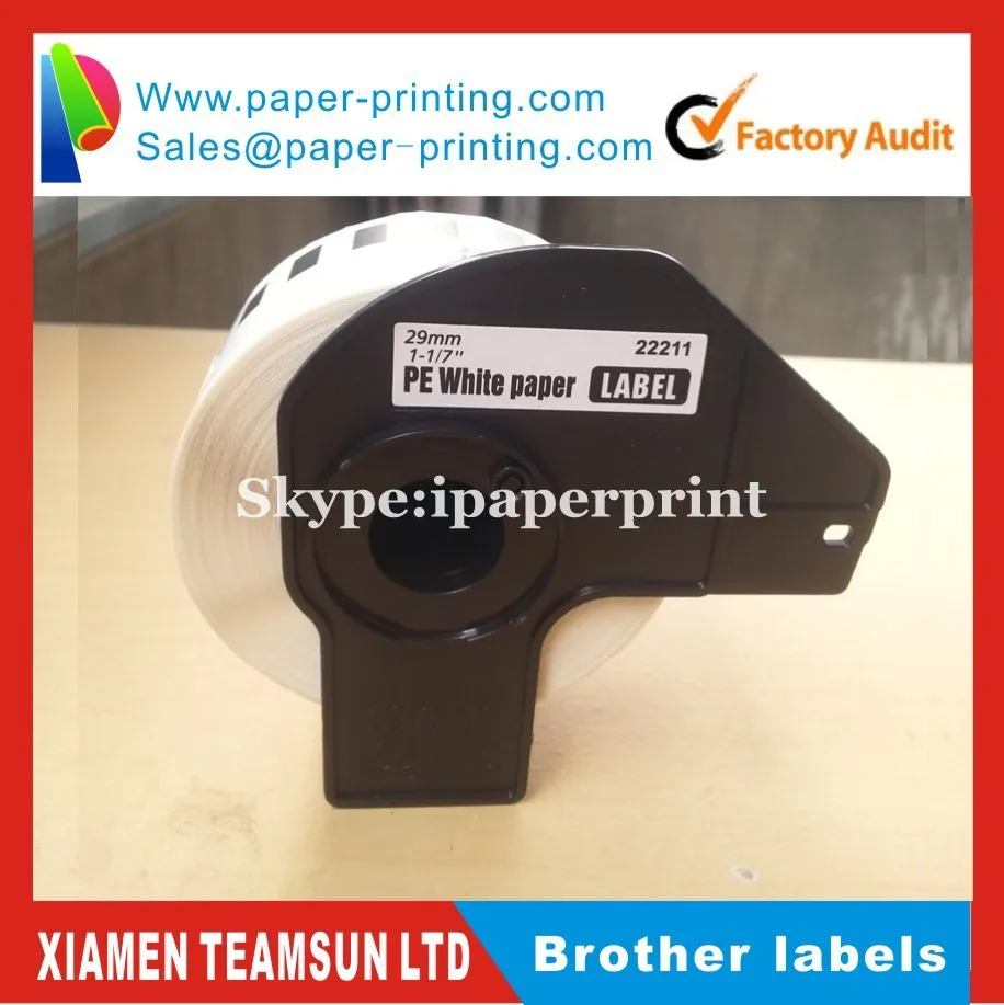 2 рулона dk 22211 dk22211 Brother DK непрерывные этикетки 29 мм x 15 24 м etiketten|brother label|etiketten |