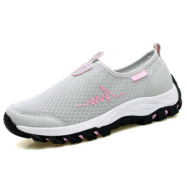 New Arrival Women's Hiking Shoes Air Mesh Sneakers Female Outdoor Antislip Sport Trainer Riding Shoes Flats Summer Comfort Shoes