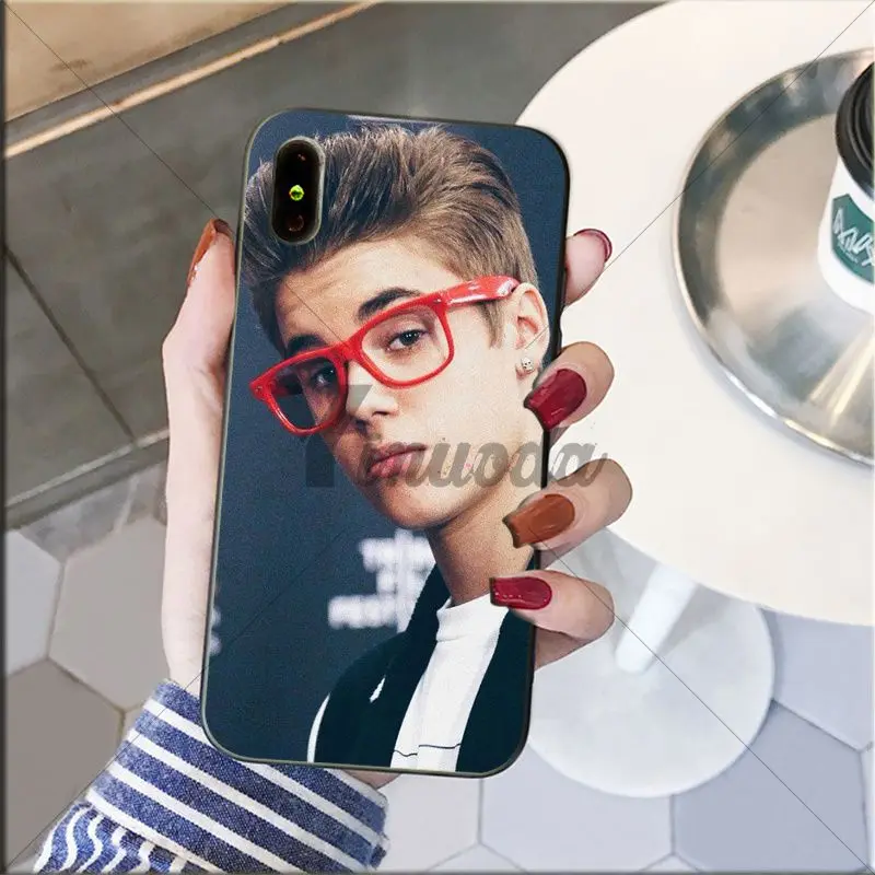Popular Singer Justin bieber Soft Silicone TPU Phone Cover for Apple iPhone 8 7 6 6S Plus X XS MAX 5 5S SE XR Cover