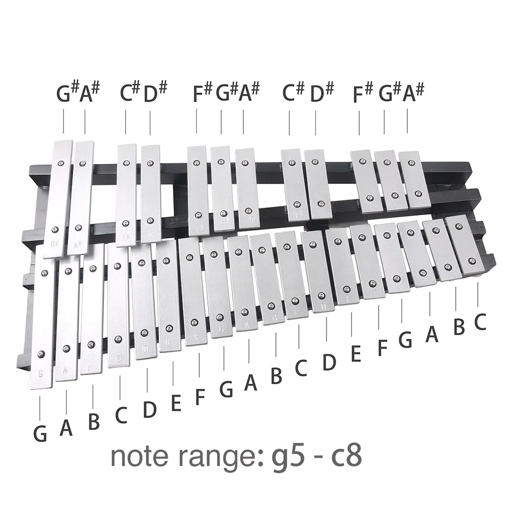Ксилофон складной с сумкой для переноски 30 нот|glockenspiel instrument|percussion bagglockenspiel xylophone |