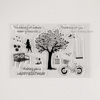 

Transparent Clear Stamps DIY Birthday Crafting Stamps Card Making Supplies