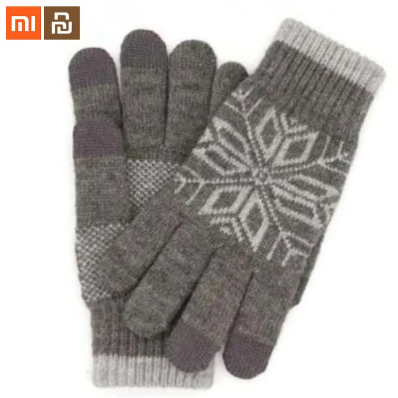

xiaomi youpin touch gloves winter warm gloves men's and women's wool for IOS and Android phone tablet touch Smart home