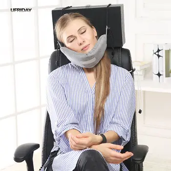 

UFRIDAY Super Soft Neck Support Car Airplane Travel Pillow Napping Neck Pillow Aircraft Travel Sleeping Office Cervical Cushion