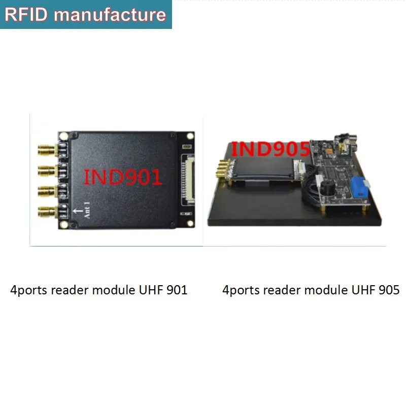 1-500 многометок считывания четырехканальный встроенный чип impinj r2000 rfid uhf