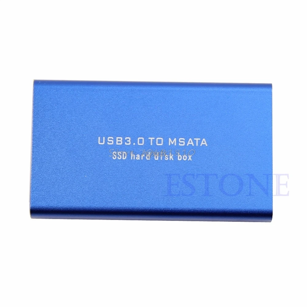 Мини USB 3,0 для mSATA SSD адаптер карты внешний корпус Чехол коробка и Прямая поставка