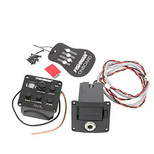 

Fishman ISYS + EQ Acoustic Guitar Pickup Preamp EQ Tuner Piezo Mic Beat