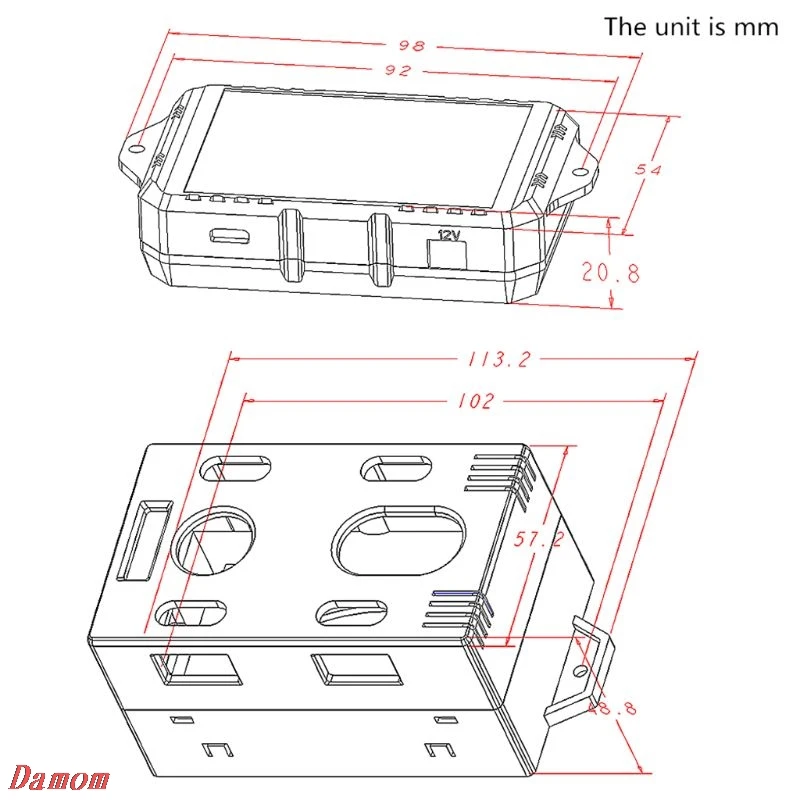 DC 120V 50A~ 300A беспроводной Амперметр Напряжение кВт-ч Ватт метр автомобильный аккумулятор кулонометр Новинка