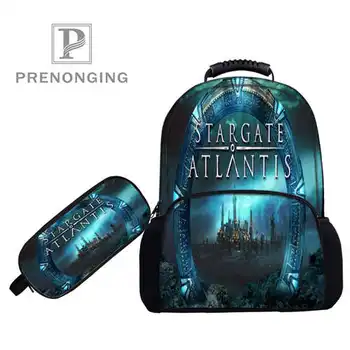 

Custom 17inchstargate-cast- Backpacks Pen Bags 3D Printing School Women Men Travel Bags Boys Girls Book Computers Bag#1031-2-59