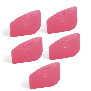 

EHDIS 5pcs Vinyl Film Car Wrap Auto Pink Squeegee Scraper Window Tint Tools Car Accessories Car Sticker Tool Water Wiper Scraper
