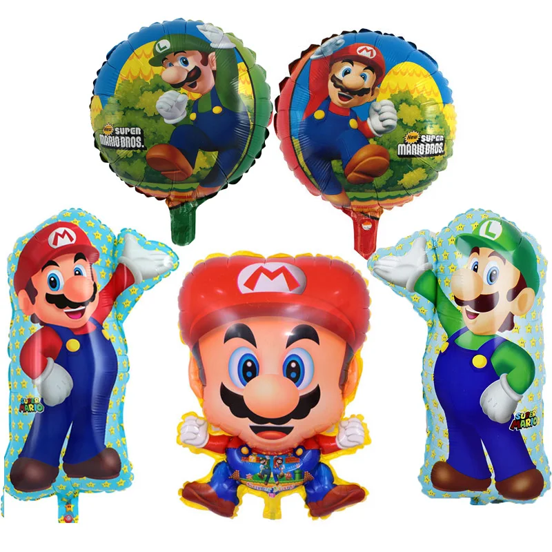 

1pcs 60x44cm & 18inch Super Mario Aluminum Film Helium Balloons Child Birthday Party Wedding Valentine's Day Decor air balloon