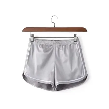

2019 Women Casual Elastic Waist Summer Short Feminino Glossy Shorts Pantalones Cortos Mujer New D2