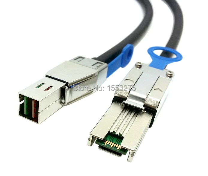 amphenol SFF8644 to SFF8088 600CM 6m Multi lane External Internal SFF