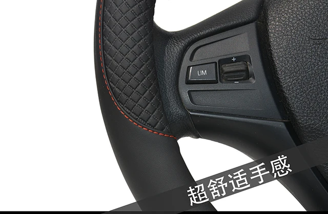 100% Dermay Brand Leather Car Steering Wheel Cover Anti-slip For Ford Ka  Van Ka+ Street Ka Sedan High Quality Auto Accessories - Steering Covers -  AliExpress