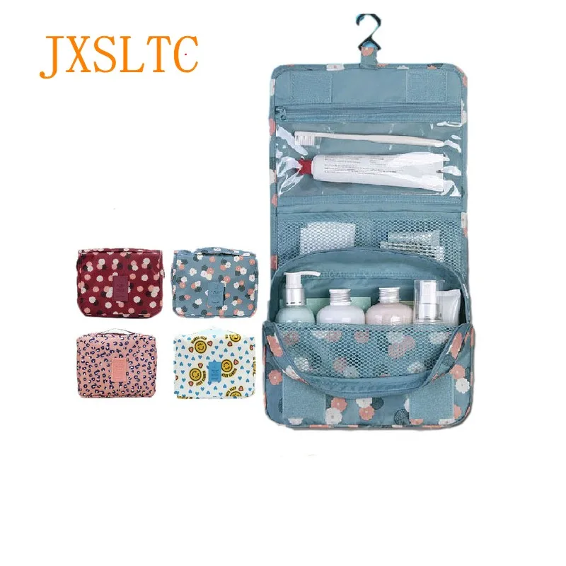 المحمولة الحمام سلة غسيل معلقة حقيبة مستحضرات تجميل تجميل ضد الماء حقيبة التخزين يسافر التجميل حالات غسل حقيبة دش الحقيبة