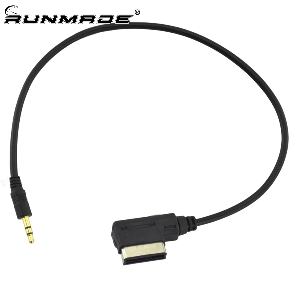 Runmade Авто 35 см музыка Интерфейс ami MMI 3 5 мм вход для источника аудио сигнала MP3