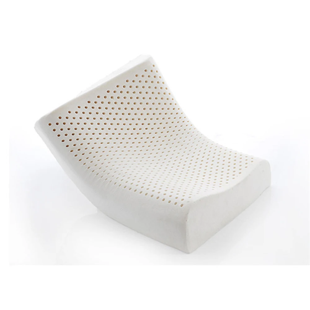 

Wave Shape Natural Latex Health Care Neck Pillow MEdium Soft Comfortable Massage Bedding Pillow