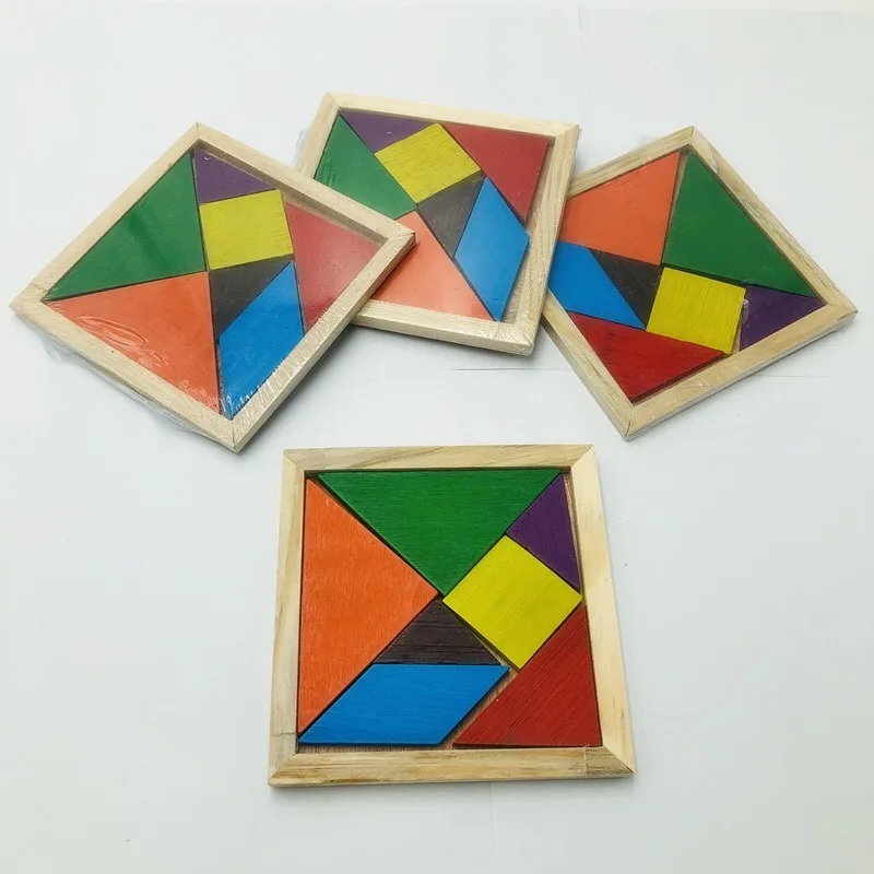 

Wooden Colorful Tangram intelligence Jigsaw Puzzle Game Alphabet Numbers Early Learning Educational Toys for Children Gifts