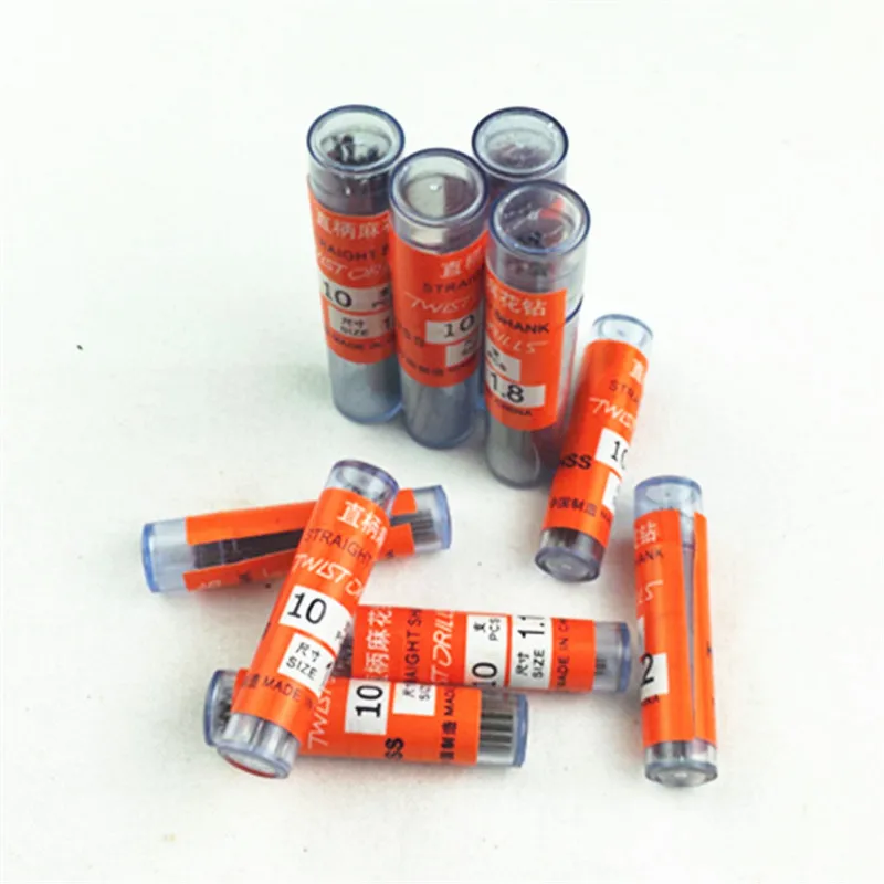 

Mixed 100pcs/lot from 1.0mm to 1.9mm Micro HSS Sharp Twist Drilling Bit Auger for Electrical Drill