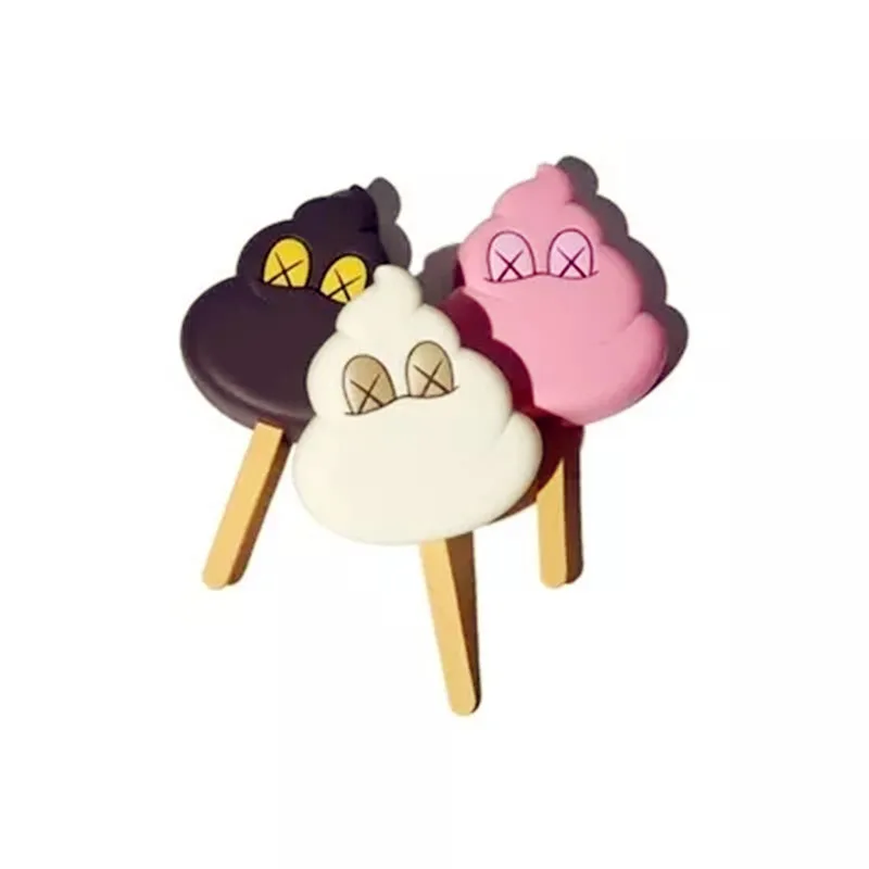 

OriginalFake KAWS Medicom Toy Kaws's Warm Regards Bars Defecate Ice Cream Doll PVC Action Figure Model Toy G1099
