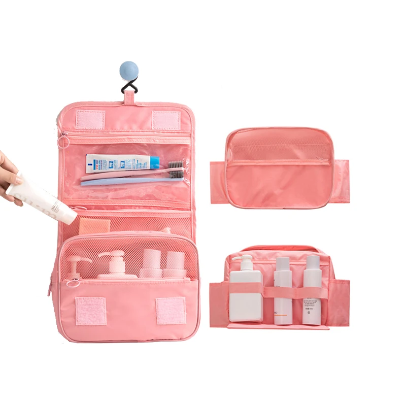 New Waterproof Travel Large Capacity Storage Bag Men and Women Travel Portable Hook Wash Cosmetic Bag Fashion Travel Accessories