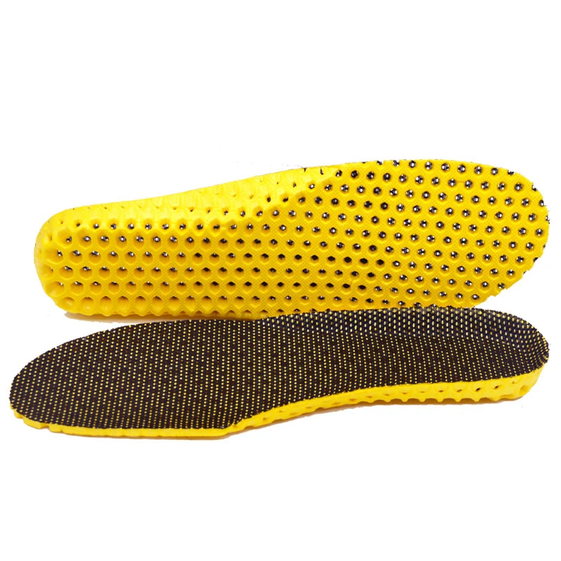 Дышащие стельки в кроссовках ортопедический легкий дезодорант шок подушка обувь коврик для мужчин и женщин Фитнес Спортивная обувь аксессуары - Цвет: Черный