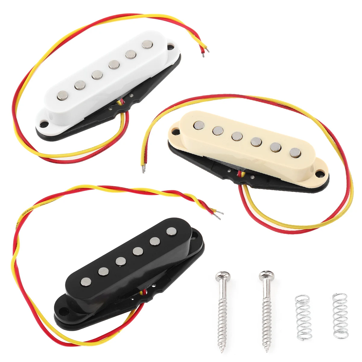 

Single Coil Sound Pickups for ST SQ 6 Strings Electric Guitar Harmonious