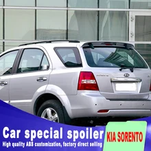 big high quality Double clip door style spoiler 2001 2002 2003 2004 2005 2006 for kia Sorento primer or any color spoilers фаркоп kia sorento 2002