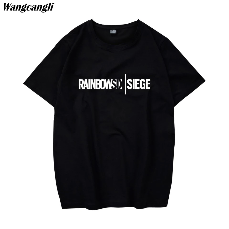 Rainbow Six Siege t shirt Tom Clancy Print Original Design Fashion Style Casual mens t shirts