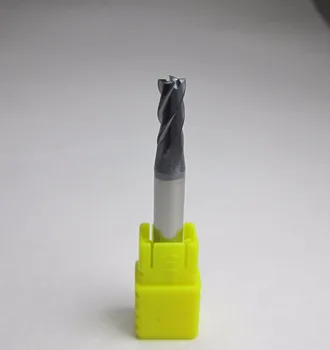 

HRC55 Diameter 5MM Flat 4 flutes CNC machine lathe Tungsten Carbide end mills endmills milling cutter cutting for hard steel