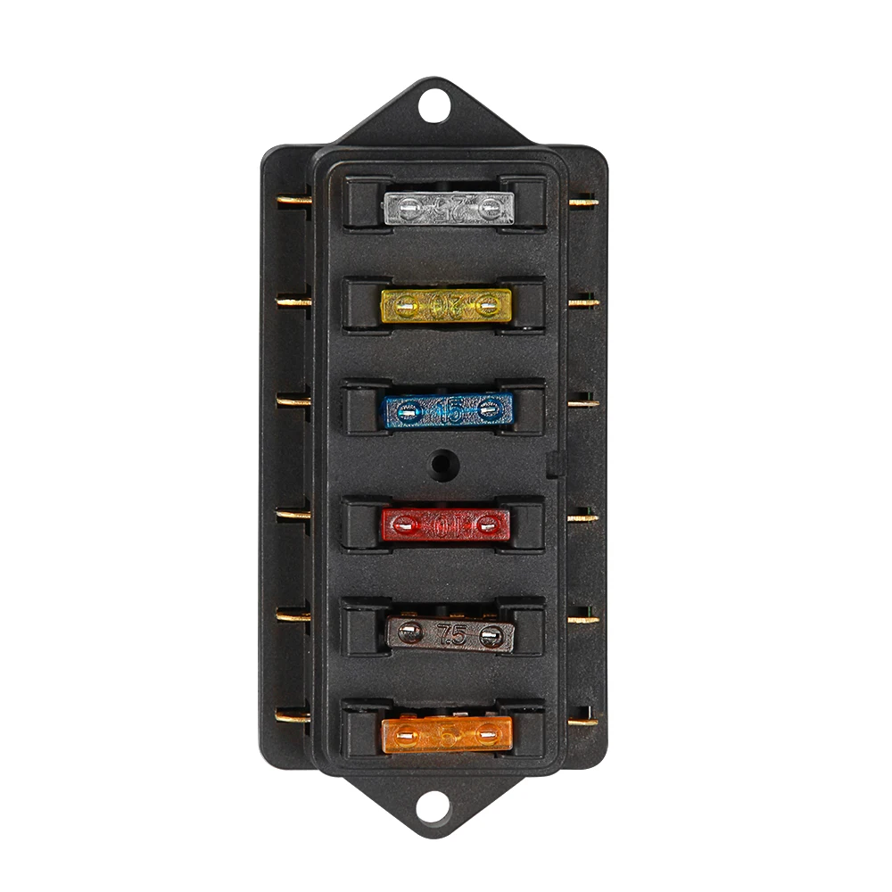 Jtron 6 way/10 Way Blade держатель предохранителя с светодиодный Предупреждение