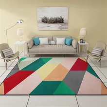 Geometric Carpet For Living Room Parlor Carpets Anti-slip Floor Mat Fashion Large Rug Area Rugs Home Deraction