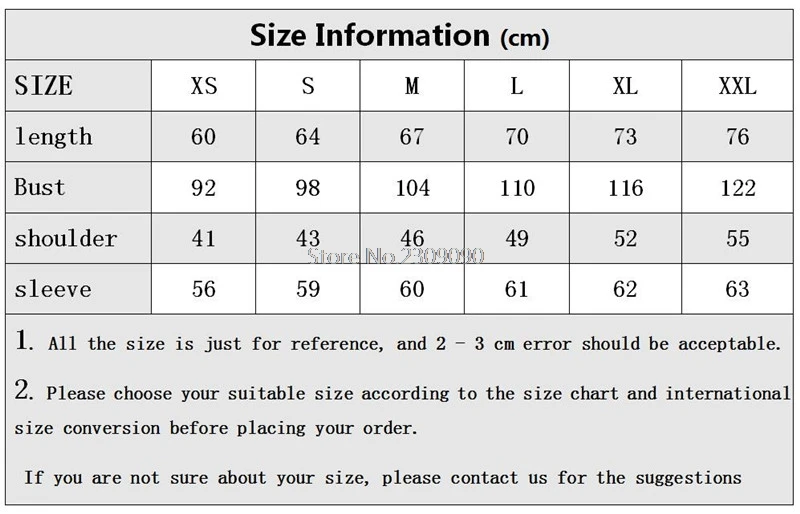 Sas Size Chart